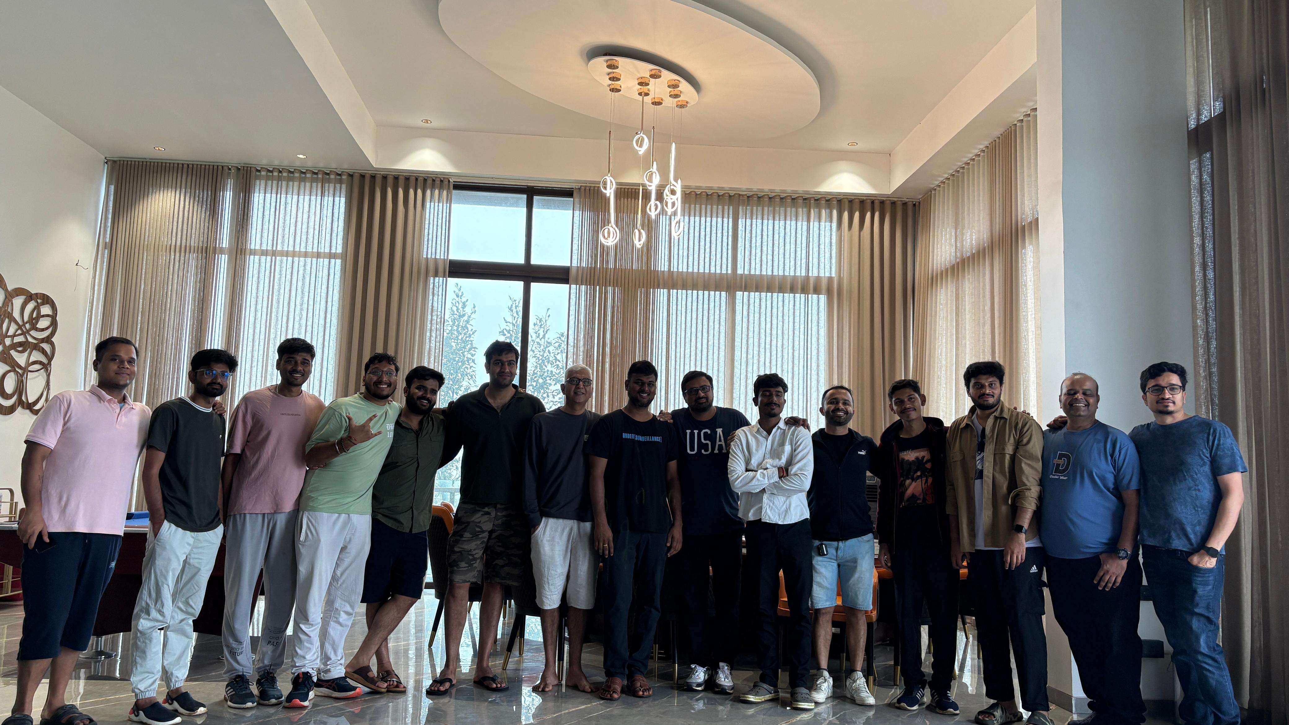 Datamotive team gathered together during the Lonavala offsite
